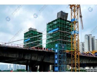 Jingui Road Bridge across Liuyang River in Changsha City in Hunan Province